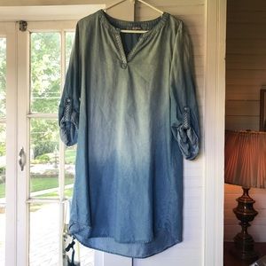 Denim Style Shift Dress